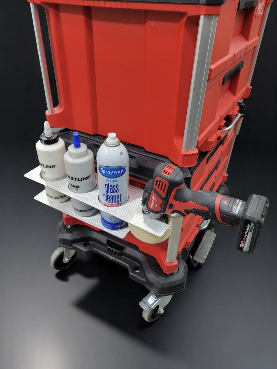 #New Milwaukee Packout Buffer Caddy Left Side