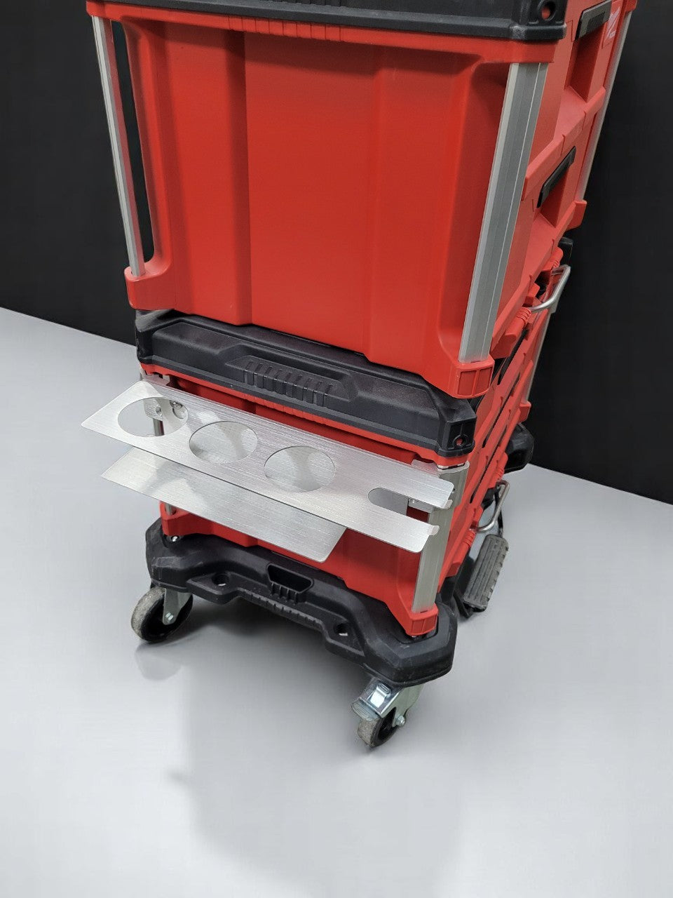 #New Milwaukee Packout Buffer Caddy Left Side